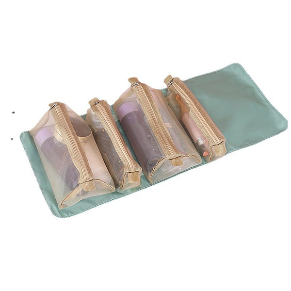 4PCS In 1 Cosmetic For Women Nylon Rope Makeup Bag